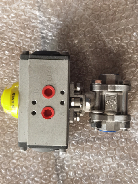 Pneumatic Three-piece Ball Valve for Fabric Dyeing Machine