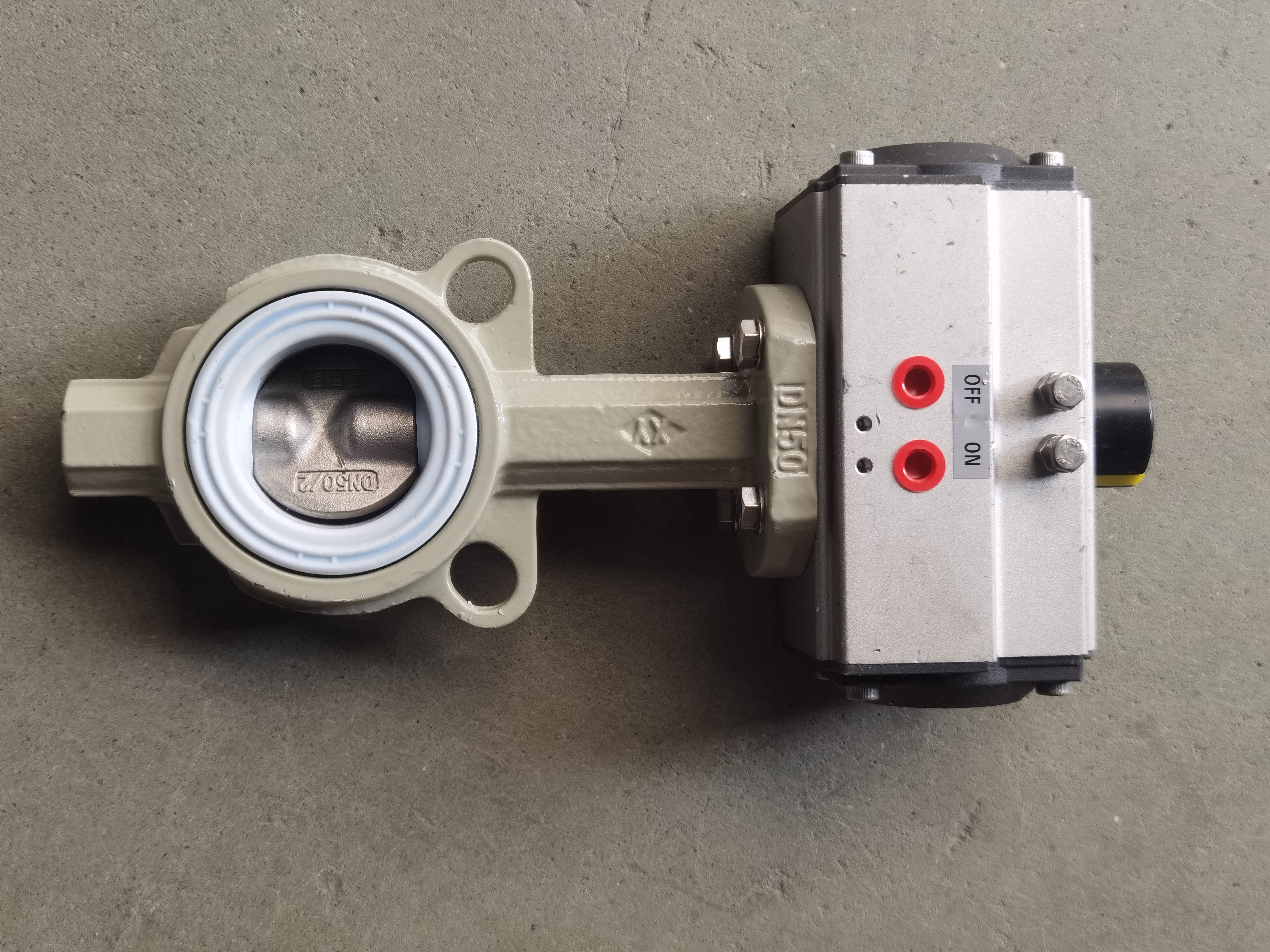 Pneumatic Butterfly Valve for Fabric Dyeing Machine