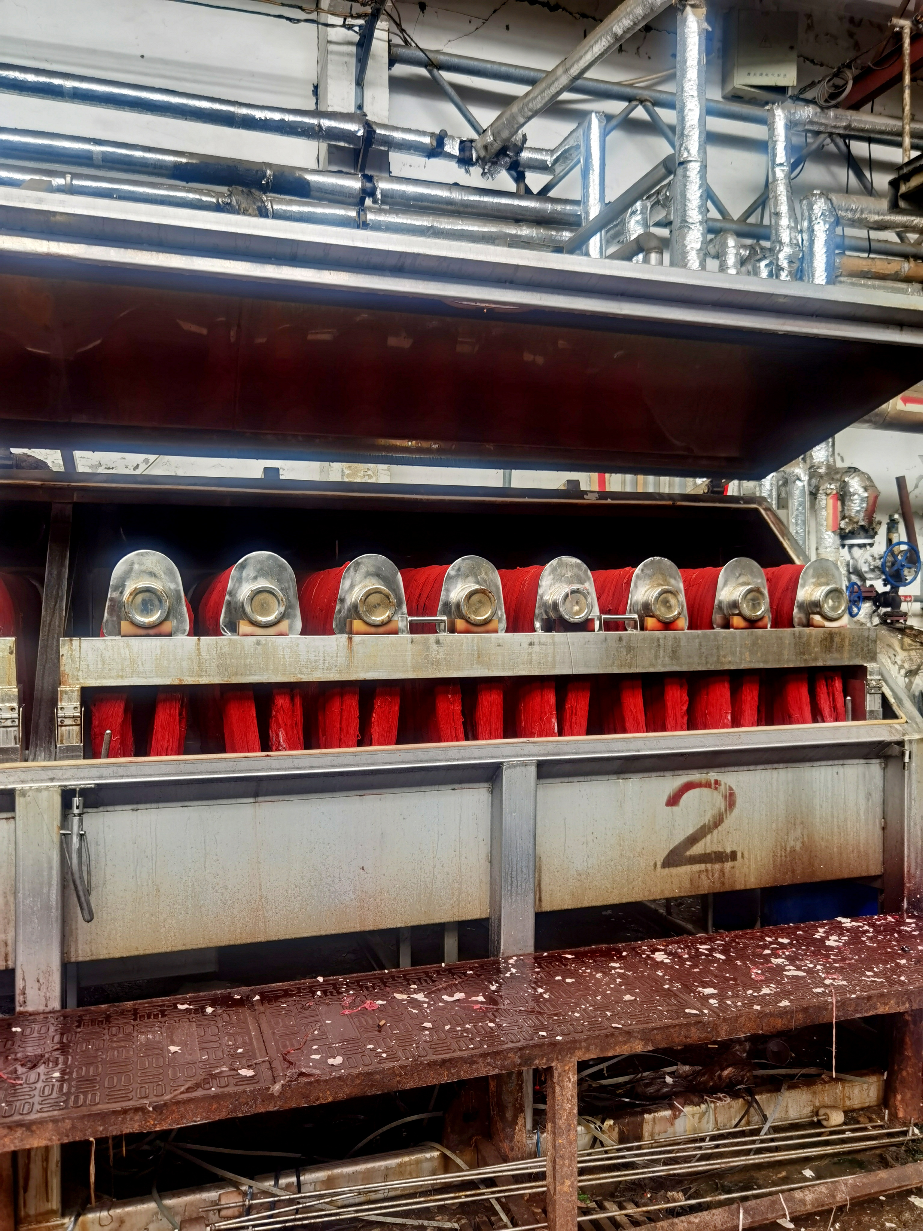 Low Energy Consumption Spray Type Hank Yarn Dyeing Machine
