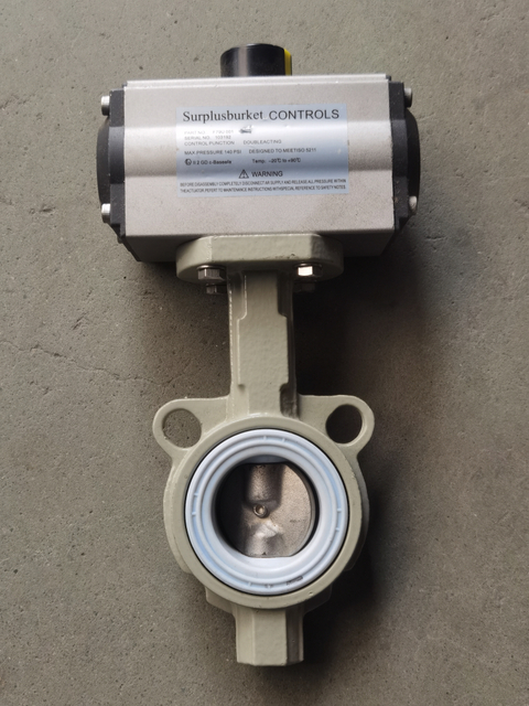 Pneumatic Butterfly Valve for Fabric Dyeing Machine